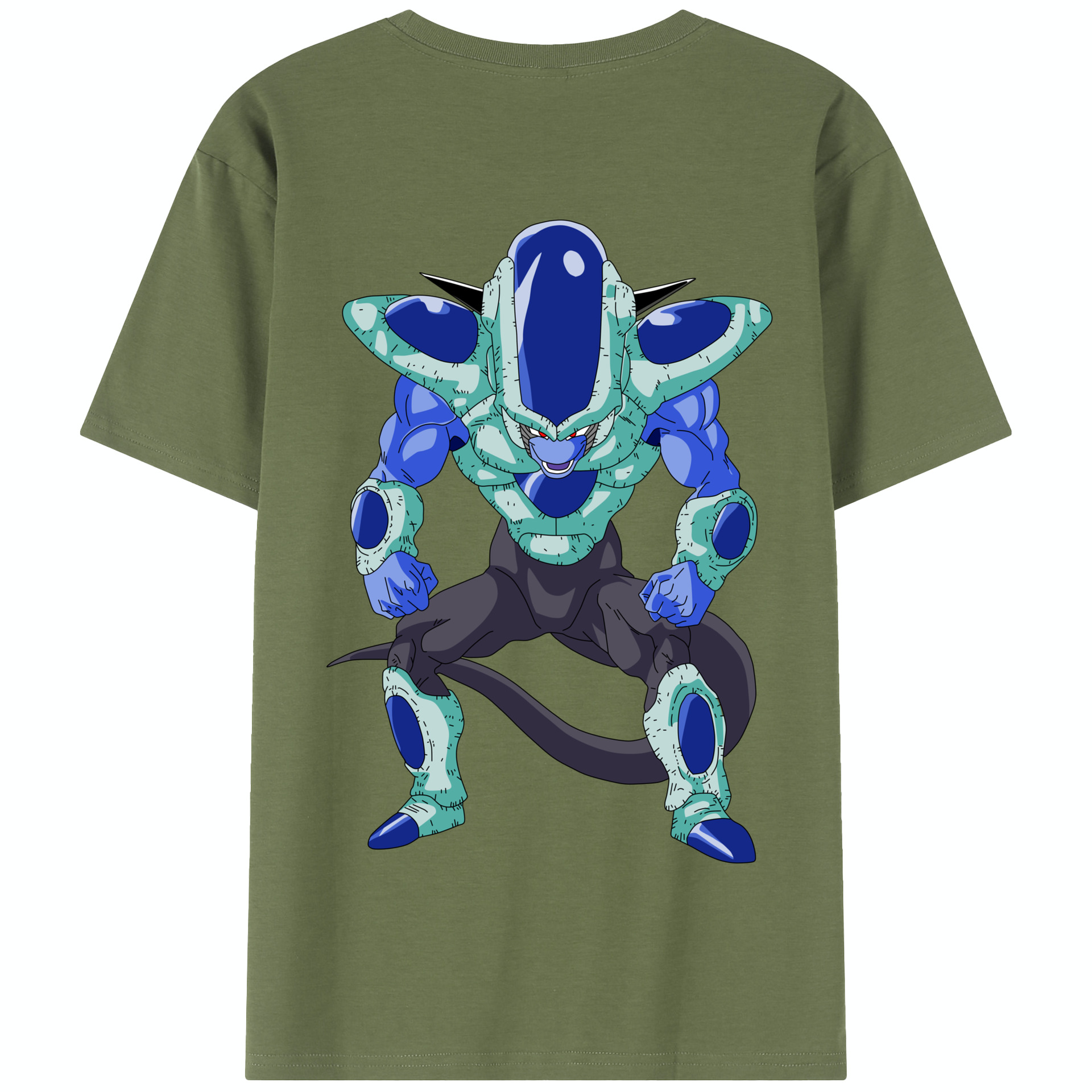 （画像用） ドラゴンボール フリーザ DRAGON BALL Frieza 綿100％半袖Tシャツ（背面プリント）